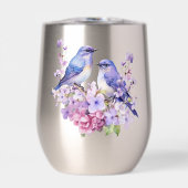 Bluebirds Dans Les Fleurs Lilac (Avant)
