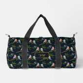 Bluebirds Duffel Bag Donkerblauw Plunjezak (Voorkant)