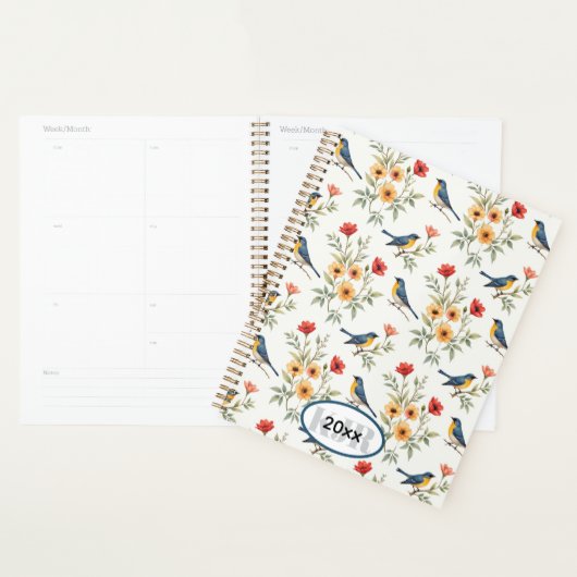 Bluebirds et Fleurs (Devant avec enveloppe)
