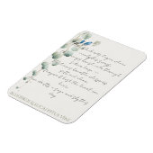 Bluebirds & Eucalyptus Vine Magneet (Linkerzijde)