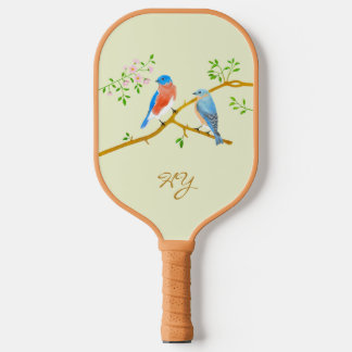 Bluebirds Light Green Pickleball Paddle