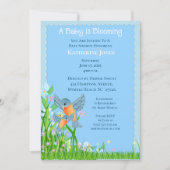 Bluebirds Mama et Bébé/Baby shower Invitation (Devant)
