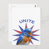 Bluebirds UNITE-Briefkaart Briefkaart (Voorkant / Achterkant)