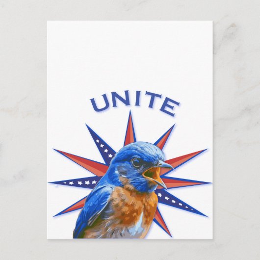 Bluebirds UNITE-Briefkaart Briefkaart (Voorkant)