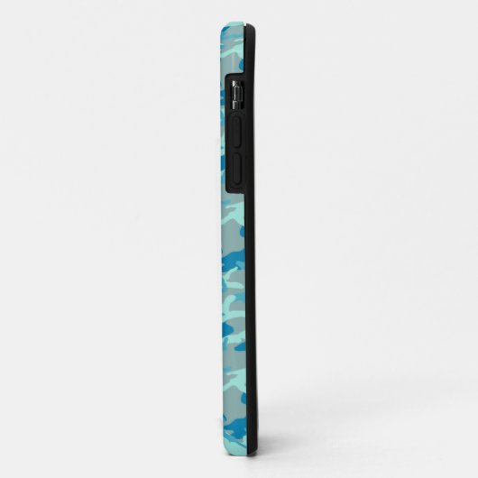 BlueBlast Camo Pattern Case-Mate iPhone Case (Achterkant/links)