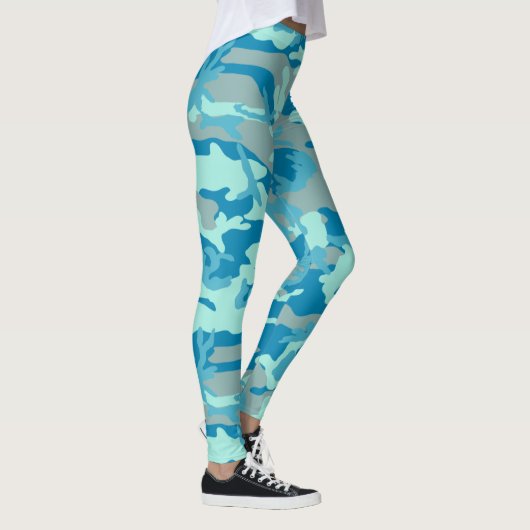 BlueBlast Camo Pattern Leggings (Rechts)