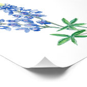 Bluebonnet 1 foto afdruk (Hoek)