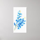 Bluebonnet 4 Stretted Canvas Print (Voorkant)