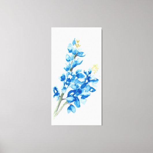 Bluebonnet 4 Stretted Canvas Print (Voorkant)