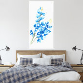 Bluebonnet 4 toile étirée Impression (Insitu(Chambre))