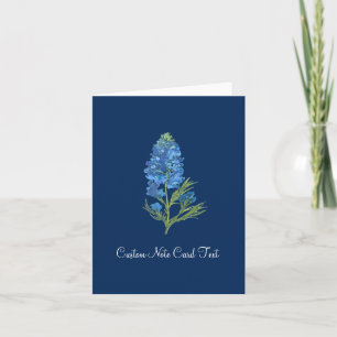 Bluebonnet Bloemen Texas Elegante Kunst Notitiekaartje