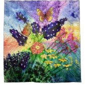 Bluebonnet Bouquet Douchegordijn (Voorkant)