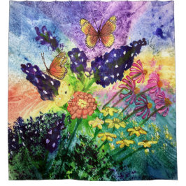 Bluebonnet Bouquet Douchegordijn