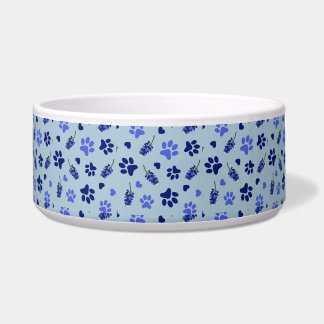 Bluebonnet Dog Bowl - Texas Pet Bowl met Pootjes Voerbakje
