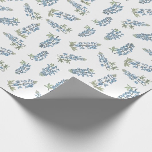 Bluebonnet Pattern Cadeaupapier (Hoek)
