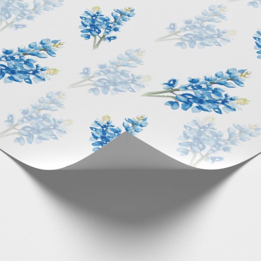 Bluebonnet Pattern Cadeaupapier (Hoek)
