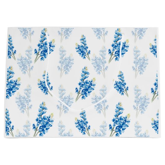 Bluebonnet Pattern Groot Cadeauzakje (Voorkant)