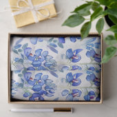 Bluebonnet Texas Wild Flower Patroon Tissuepapier (Geschenk)