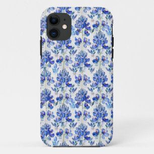 Bluebonnet Texas Wildflower - Blauwe Bloemen iPhone 11 Hoesje