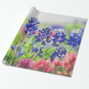 Bluebonnet Thleed Gift Wrap Cadeaupapier