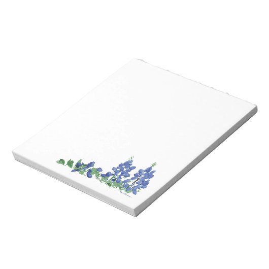 Bluebonnet Wild Flowers, Texas Flowers Notitieblok (Gedraaid)
