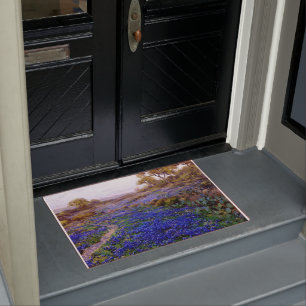 Bluebonnets bij schemering deurmat