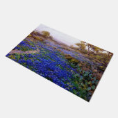Bluebonnets bij schemering deurmat (Schuin)