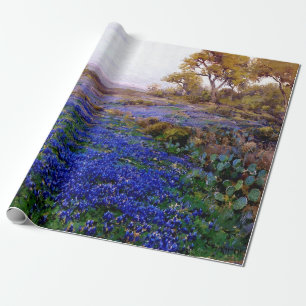 Bluebonnets bij schemering, ten noorden van San An Cadeaupapier