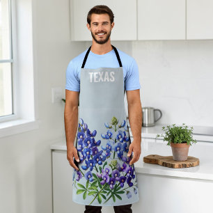 Bluebonnets Blauwe Bloemen Texas Texaanse Staatsbl Schort