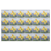 Bluebonnets de Texas et tissu de rose jaune (Yard)