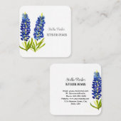 Bluebonnets Elegant Floral Texas Visitekaartje (Voorkant / Achterkant)