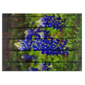 Bluebonnets et planche à découper en bois (Devant)