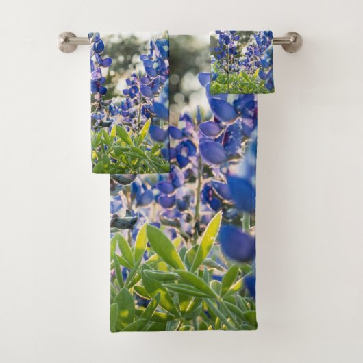 Bluebonnets Fleurs Bleues Texas Texan State Floral (En situation)