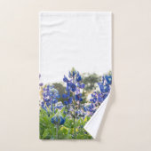 Bluebonnets Fleurs Bleues Texas Texan State Floral (Serviette à main)