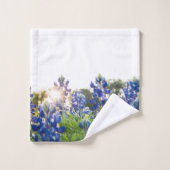 Bluebonnets Fleurs Bleues Texas Texan State Floral (Gant de toilette)