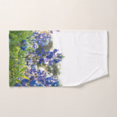 Bluebonnets Fleurs Bleues Texas Texan State Floral (Serviette à main)