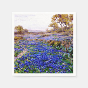 Bluebonnets in Twilight ten noorden van San Antoni Servet