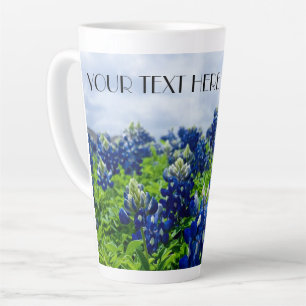 Bluebonnets Texas Bloemen Lupine Latte Mok