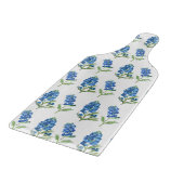 Bluebonnets Texas Blue Flowers Waterverf Snijplank (Hoek)