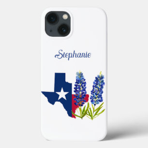 Bluebonnets Texas Flower Floral Texan iPhone 13 Hoesje