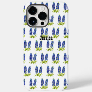 Bluebonnets Texas Flowers Wildbloemen Waterverf Case-Mate iPhone 14 Pro Max Hoesje