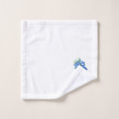 Bluebonnets Texas State Blue Flowers Aquarelle (Gant de toilette)