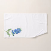 Bluebonnets Texas State Blue Flowers Aquarelle (Serviette à main)
