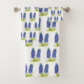 Bluebonnets Texas State Blue Flowers Aquarelle Ba (En situation)