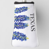 Bluebonnets Texas State Flowers Lupine Waterverf Golfheadcover (Draai 90)