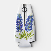 Bluebonnets Texas Texan florale natuur Weddings Flesjeskoeler (Achterkant)