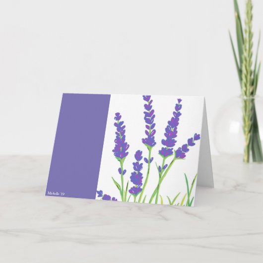 Bluebonnets-Wenskaart Kaart (Voorkant)