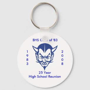 BlueDevil, BHS Class of '83, 25 Ye... - Gepersonal Sleutelhanger