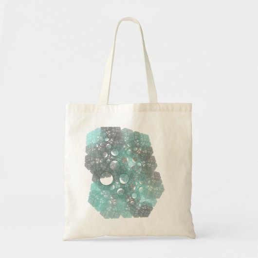 BlueFall Abstract fractal Design Tote Bag (Voorkant)