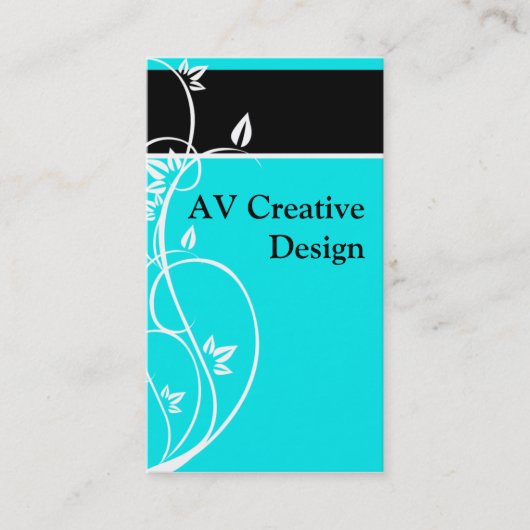 BlueFlourish - Gepersonaliseerd Visitekaartje (Voorkant)